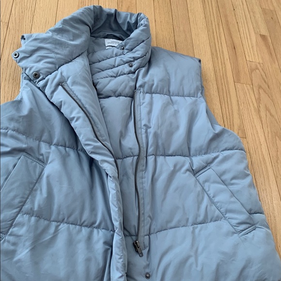 Urban Outfitters Corrine Puffer Vest Size Large Light Blue - Picture 6 of 13